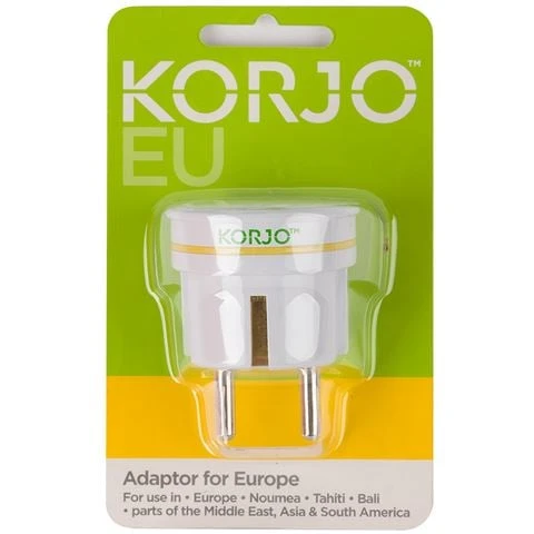 Korjo - European Adaptor Plug 1 Korjo - European Adaptor Plug