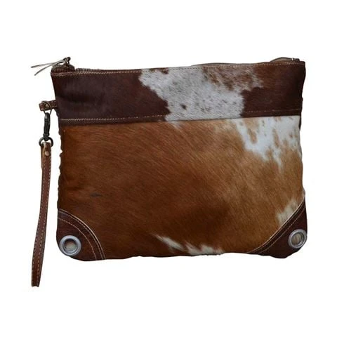 Design Arc Furniture Design Arc - Dark Cowhide Zip Clutch Bag 1 Design Arc Furniture Design Arc - Dark Cowhide Zip Clutch Bag