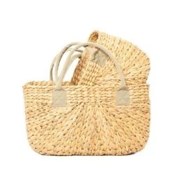 Robert Gordon - Woven Market Bag Set Olive Handles 2pce