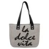 Sassy Duck - La Dolce Vita Tote Taupe
