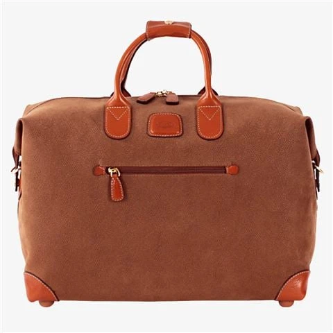 Bric's - Life Camel Brown Holdall Small 1 Bric's - Life Camel Brown Holdall Small