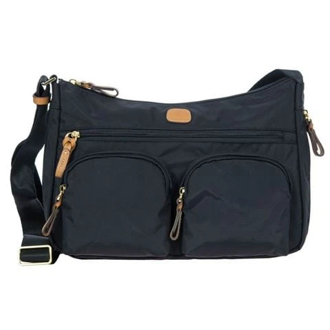 Bric's - X-Bag Exp. Shoulderbag/Crossbody Black Tobacco 1 Bric's - X-Bag Exp. Shoulderbag/Crossbody Black Tobacco