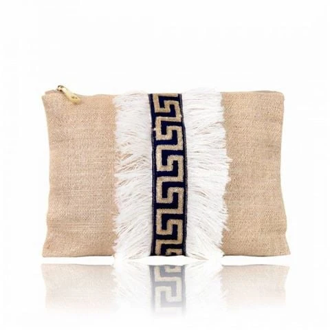 Iosifina - Navy Blue Fabric Bag 1 Iosifina - Navy Blue Fabric Bag