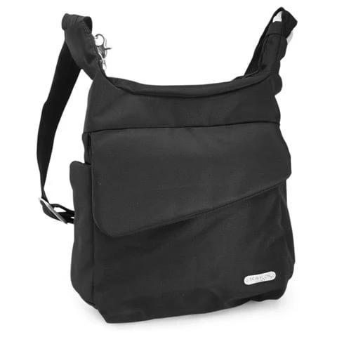 Travelon - Carry Safe Anti-Theft Messenger Bag Black 1 Travelon - Carry Safe Anti-Theft Messenger Bag Black