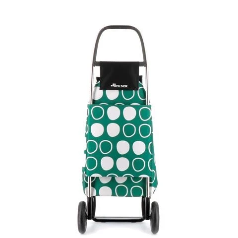 Rolser - Julia Collection 2-Wheel Trolley Symbol 2 Green 1 Rolser - Julia Collection 2-Wheel Trolley Symbol 2 Green