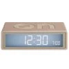 Lexon - Flip+ Travel Reversible LCD Alarm Clock Soft Gold