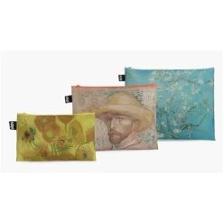 LOQI - Vincent Van Gogh Almond Blossom Zip Pocket Set 3pce