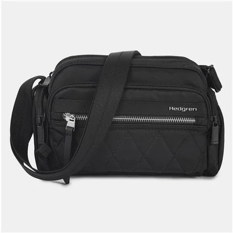Hedgren - Emily Multipocket Crossbody Bag RFID Quilted Black 1 Hedgren - Emily Multipocket Crossbody Bag RFID Quilted Black