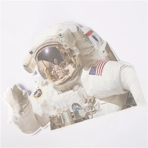 Thumbs Up - NASA Ride With Astronaut Car Window Sticker 1 Thumbs Up - NASA Ride With Astronaut Car Window Sticker