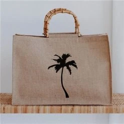Cabana - Hayman Jute & Bamboo Tote Bag