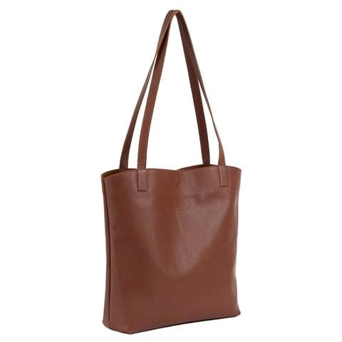 Bemboka - Bredbo Super Soft Italian Leather Tote Dark Tan 1 Bemboka - Bredbo Super Soft Italian Leather Tote Dark Tan