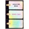 Book - Luggage Tag Iridescent Power Trip Set Of 3pce