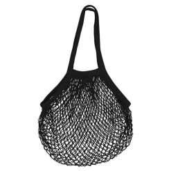 Karlstert - String Market Bag Long Handle Black