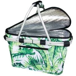 Sachi - Insulated Carry Basket Jungle Leaf