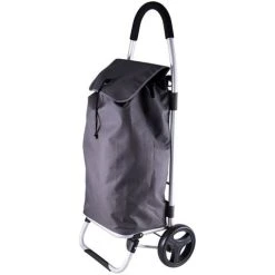 Karlstert - Lightweight Aluminium Shopping Trolley Grey