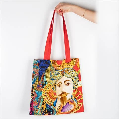 Baci Milano - Red Mood Cotton Bag Le Gioie 1 Baci Milano - Red Mood Cotton Bag Le Gioie