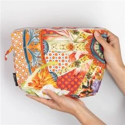 Baci Milano - Coral Linen Pouch