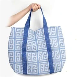Aelia Anna - Shopping Bag Meandros Parl Blue
