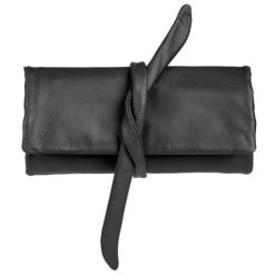 Redd Leather - Nappa Jewellery Roll Black