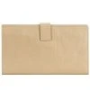Redd Leather - Leather Travel Wallet With Tab Closure Gold