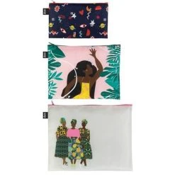 LOQI - Celeste Wallaert Collection Zip Pocket Set 3pce