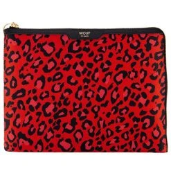 Wouf - IPad Sleeve Red Leopard