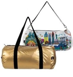 LOQI - Weekender Kristjana S Williams World Skyline & Gold