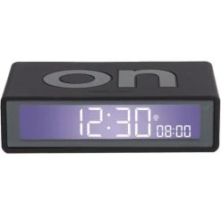 Lexon - Flip+ Reversible Alarm Clock LCD Black
