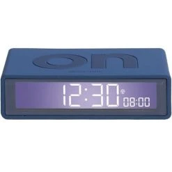 Lexon - Flip+ Reversible Alarm Clock LCD Dark Blue