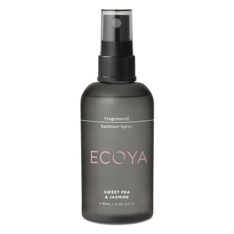 Ecoya - Sweet Pea & Jasmine Fragranced Sanitiser Spray 65ml 1 Ecoya - Sweet Pea & Jasmine Fragranced Sanitiser Spray 65ml