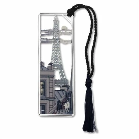 David Howell And Company David Howell - Brass Bookmark Moonlight In Paris Eiffel Twer 1 David Howell And Company David Howell - Brass Bookmark Moonlight In Paris Eiffel Twer