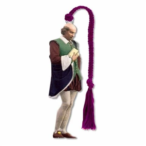 David Howell And Company David Howell - Brass Bookmark William Shakespeare 1 David Howell And Company David Howell - Brass Bookmark William Shakespeare