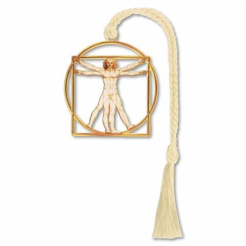 David Howell And Company David Howell - Da Vinci Vitruvian Man Metal Bookmark 1 David Howell And Company David Howell - Da Vinci Vitruvian Man Metal Bookmark