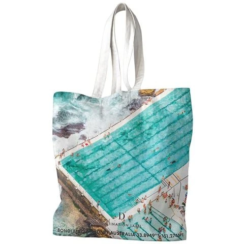 Destination Label - Icebergs Summer Tote Bag 1 Destination Label - Icebergs Summer Tote Bag