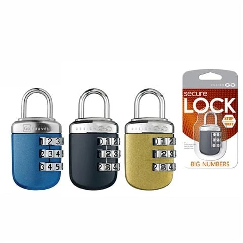 Go Travel - Big Wheel Combination Lock 1 Go Travel - Big Wheel Combination Lock