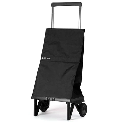 Rolser - Plegamatic Folding Shopping Trolley Black 1 Rolser - Plegamatic Folding Shopping Trolley Black