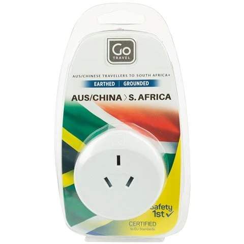 Go Travel - Adaptor Australia For South Africa 1 Go Travel - Adaptor Australia For South Africa