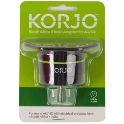 Korjo - South Africa & India Adaptor Plug For Australia & NZ